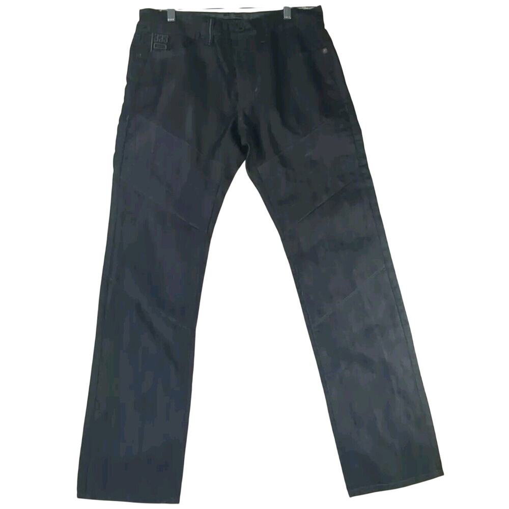 Sean John Navy Blue Denim Jeans Pants Hip Hop Streetwear Mens 32x30 Straight Leg